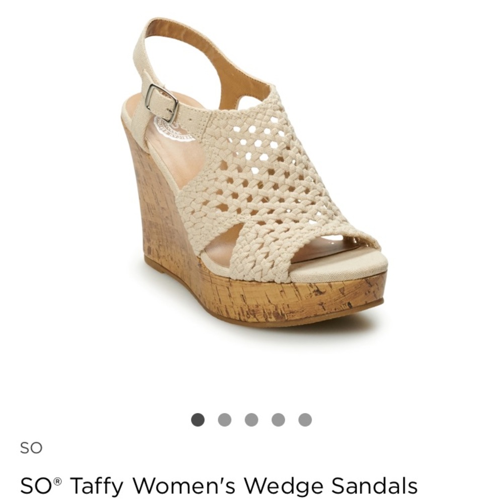 SO Taffy Natural Wedges size 8